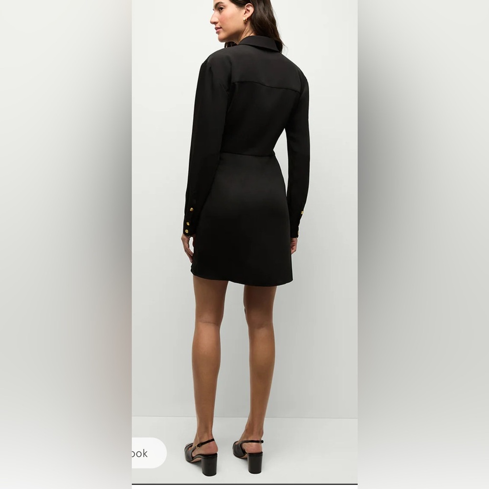 Veronica Beard New Mini Wright Black Wrap Dress G… - image 4